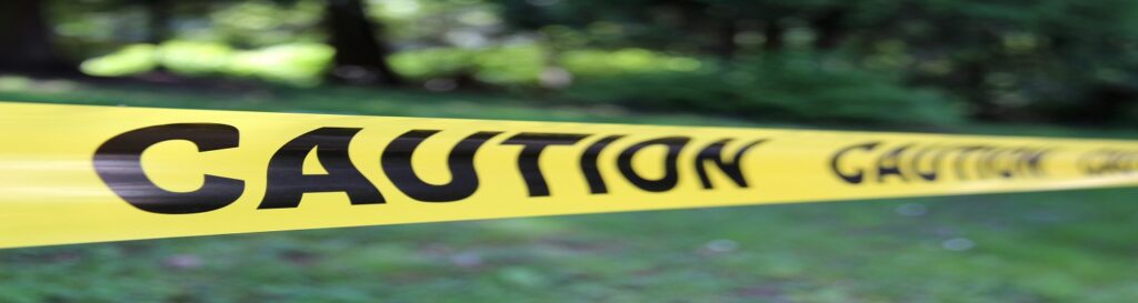 Police caution tape associated with article on Accident Investigation