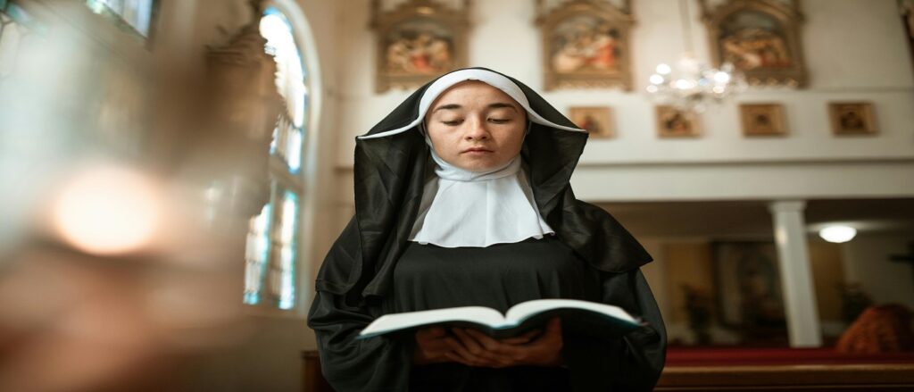 Picture of nun in habit associated with blog on personal injury habit testimony