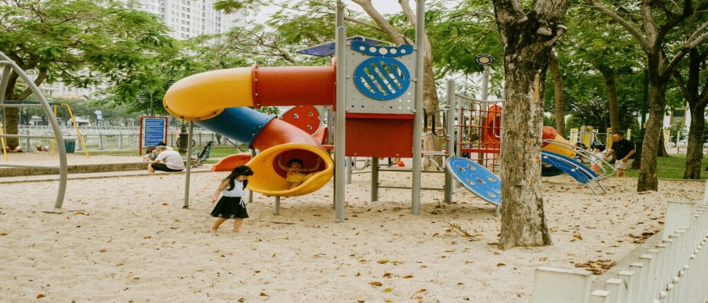 Picture of playground associated with blog on playground personal injury
