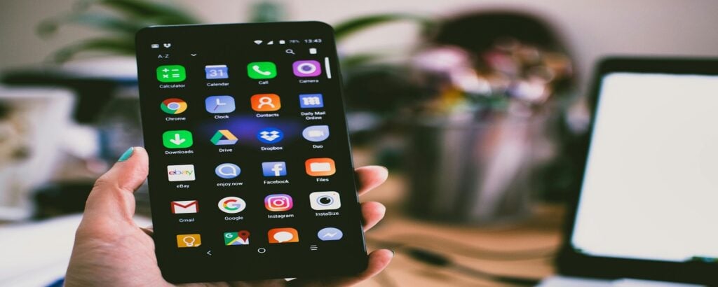 Picture of cell phone associated with blog on authenticating documents personal injury