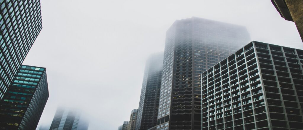 Picture of corporate skyscrapers associated with blog post on direct liability personal injury