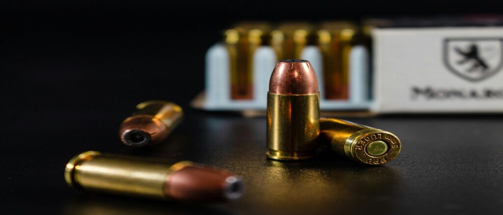 Picture of bullets associated with blog on gunmakers liability