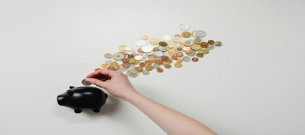 Pictures of coins associated with blog on financial standing of plaintiffs