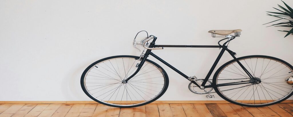 Picture of bicycle associated with blog on bike crashes
