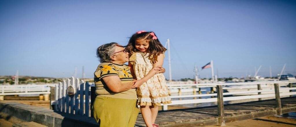 Picture of elderly woman with young child associated with blog on life expectancy personal injury cases