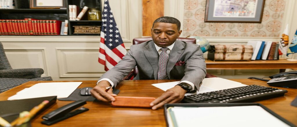 Picture of attorney in his office associated with blog on privilege car accident cases