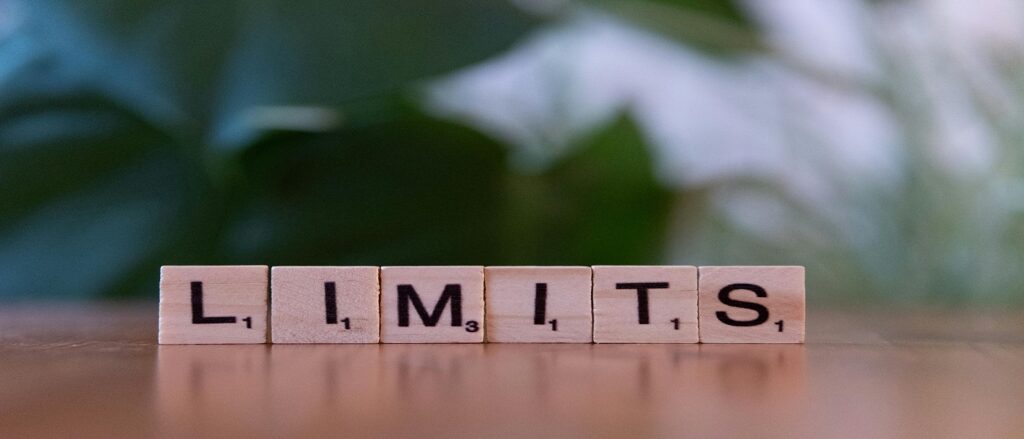 Picture of scrabble letters saying limits associated with blog on statute limitations relation back personal injury