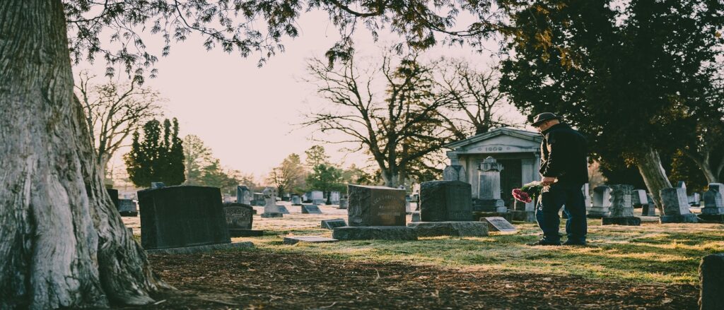 Picture of cemetery associated with blog on wrongful death damages