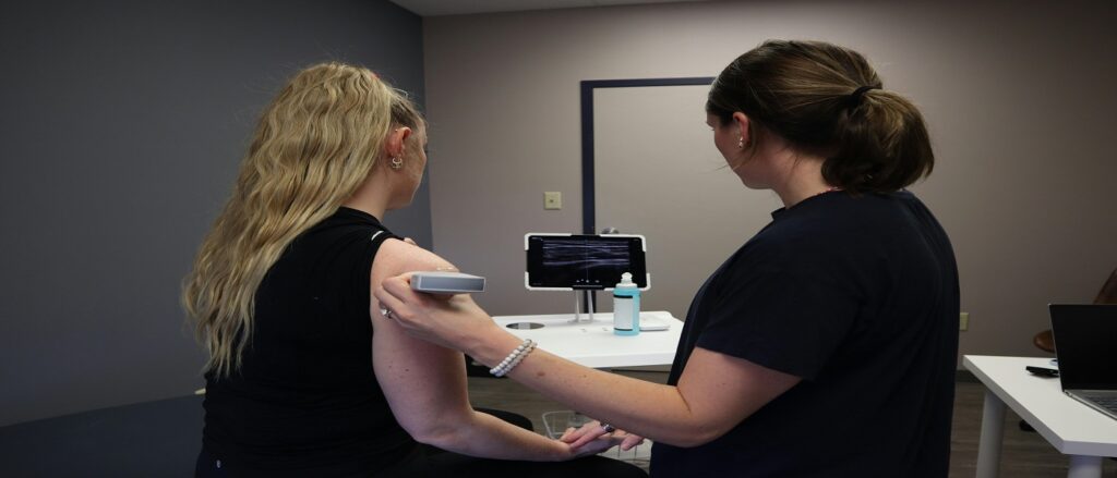 Picture of patient being examined associated with blog on defense medical examination personal injury exam
